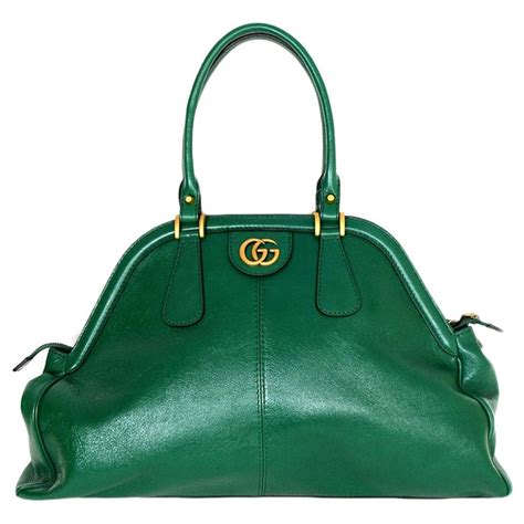 gucci bag green leather|gucci leather bag vintage.